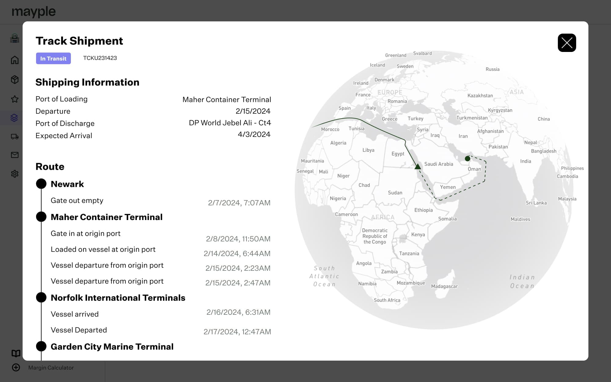 End-to-end supply chain visibility